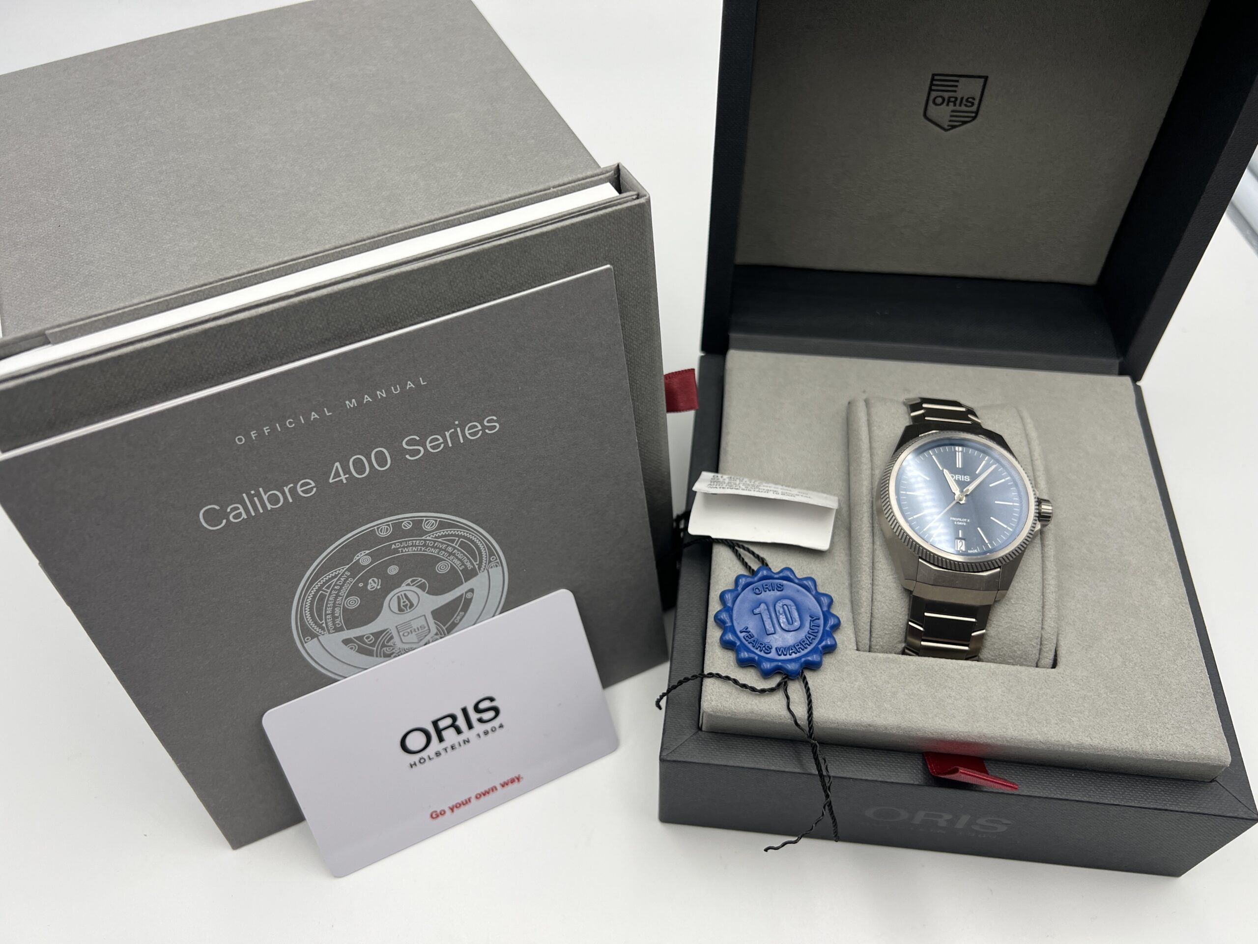 SOLD Oris ProPilot X Calibre 400 Titanium 2022 Box and Papers